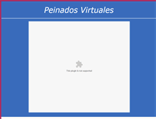 Tablet Screenshot of peinadosvirtuales.com